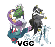 Des pokémon représentant le tier VGC